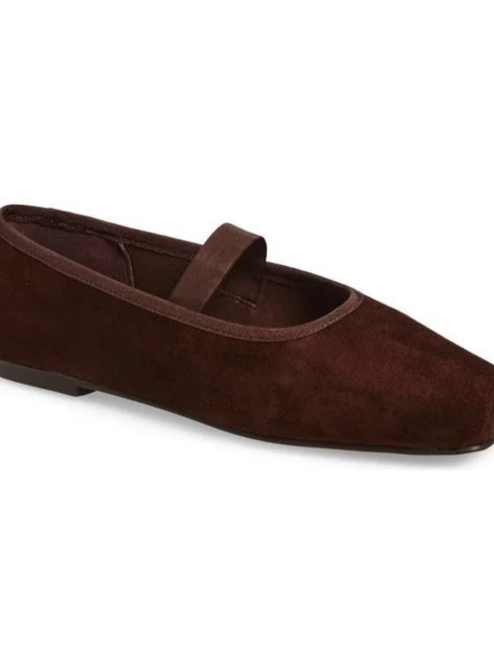 Women’s Steve Madded Suede Mary Jane Flat — Dark Brown Reyana flat